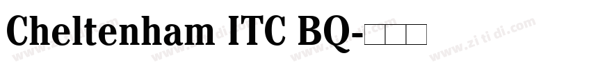 Cheltenham ITC BQ字体转换